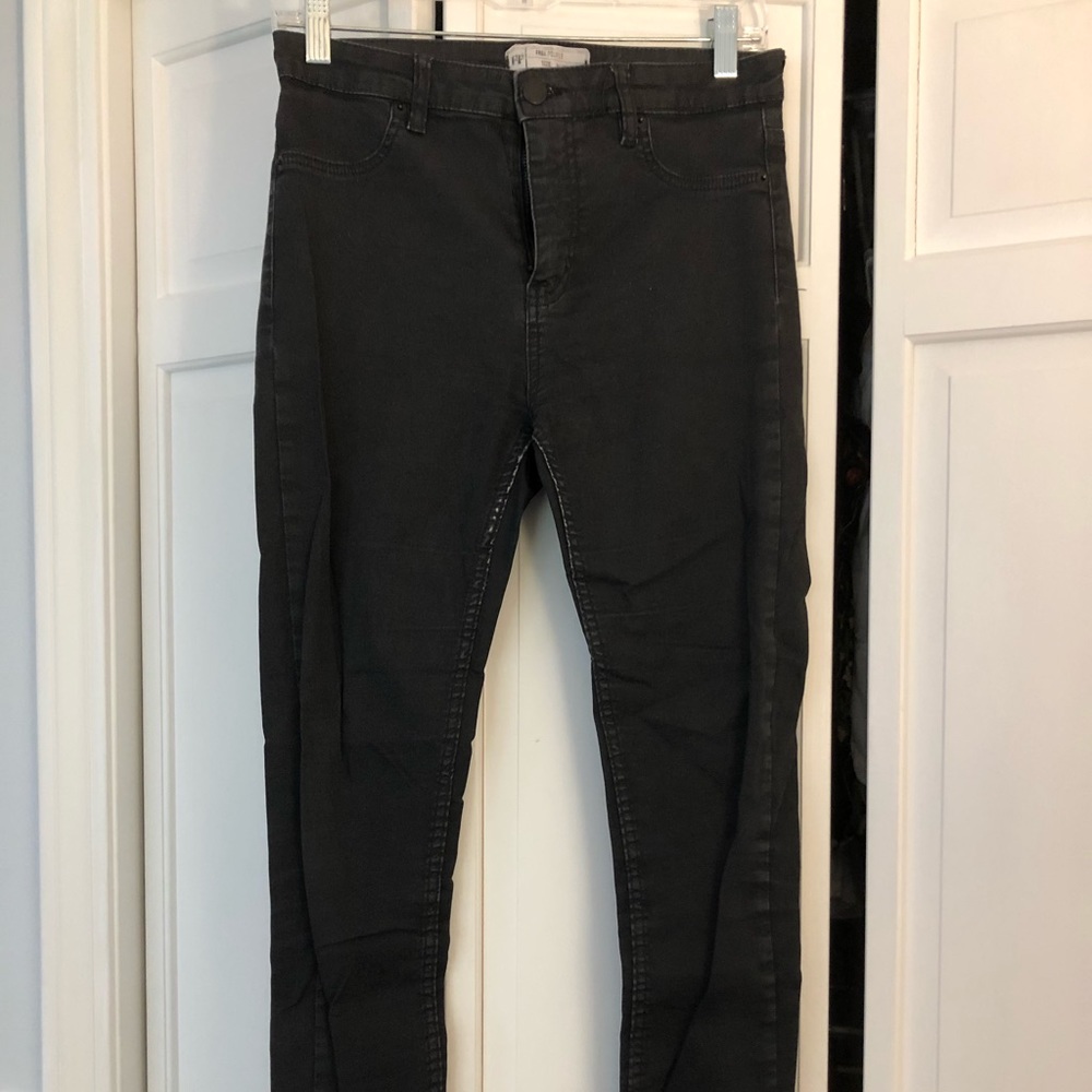 Free people black skinny jeans